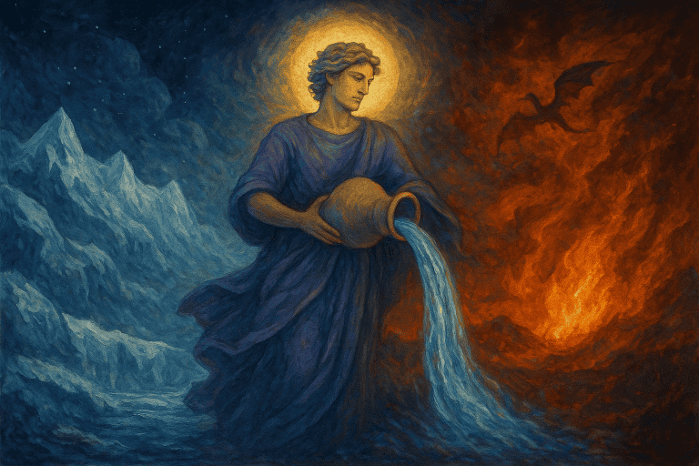Ice, Fire, and the Water-Bearer: A Myth for Our Mad World
