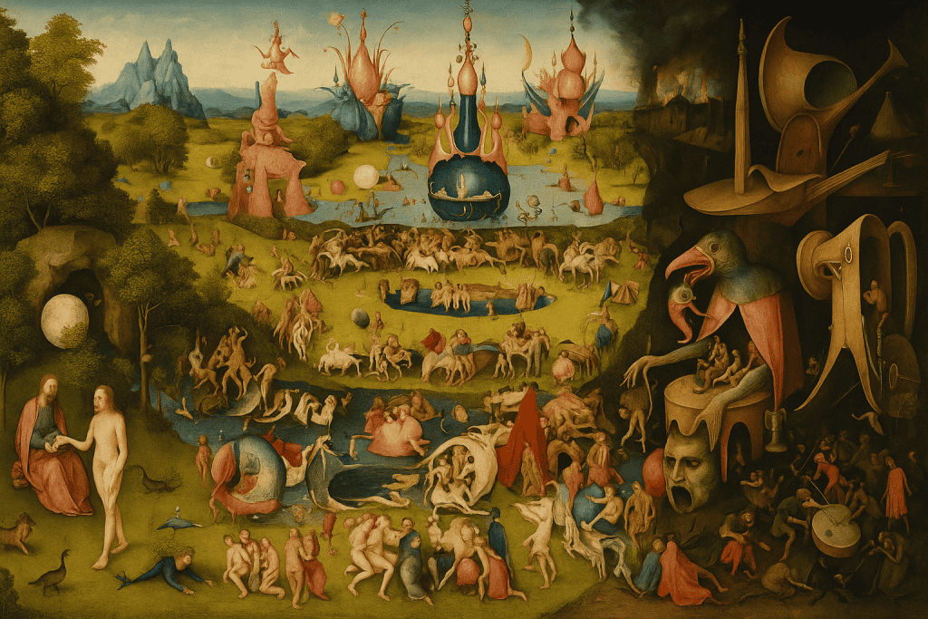 The Garden of Earthly Delights centre panel.