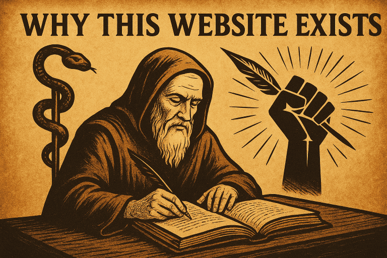 Why This Website Exists: Passing Down Ancient Knowledge in a World Gone Mad