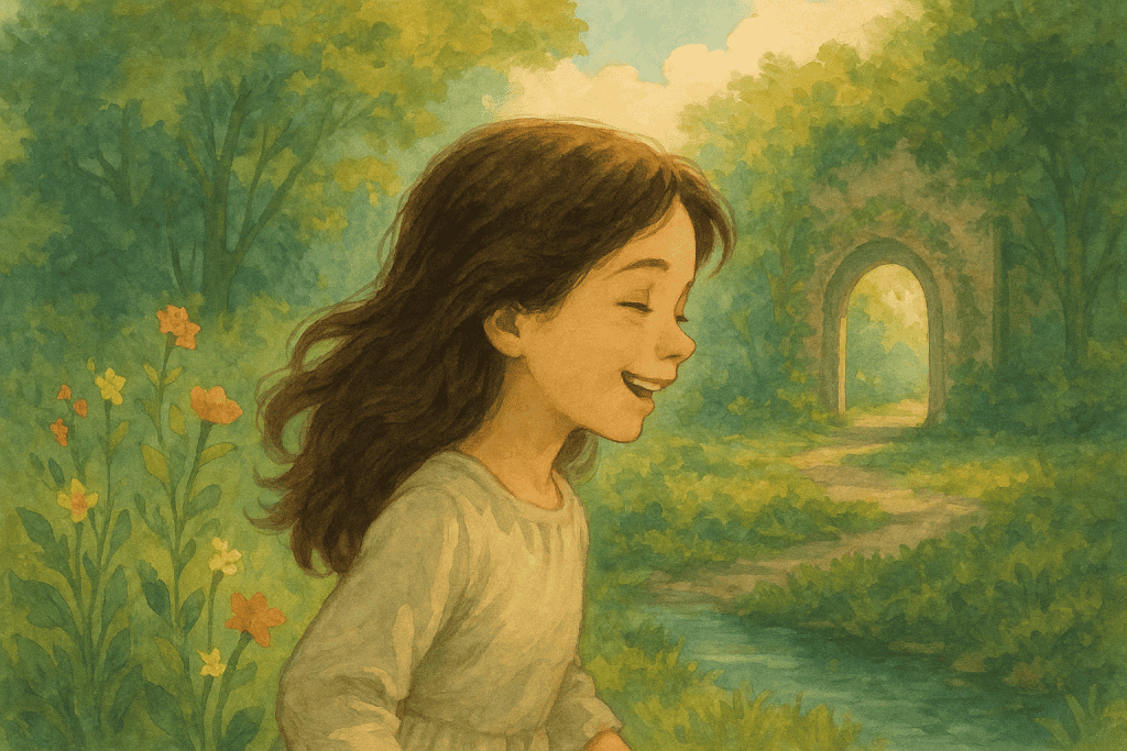 Gnostic Mary Child Laughs In The Garden