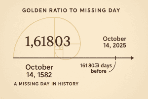 Golden Ratio Reset: What the 1582 Calendar Change Reveals About Our Forgotten Past