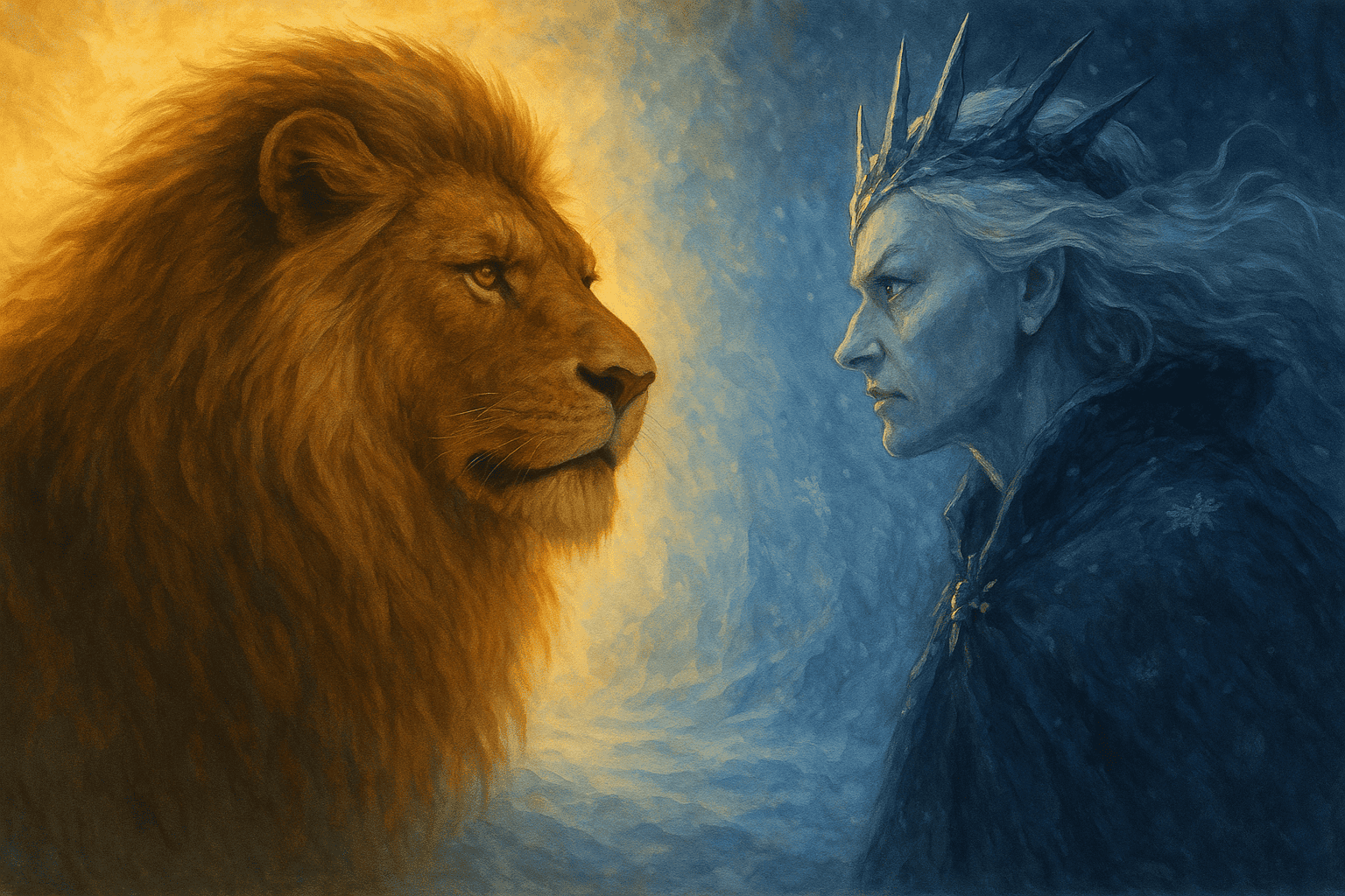 The Lion, The Witch and The Wardrobe White Witch and Aslan